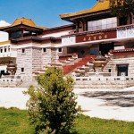 The exterior of the Tibet Museum