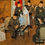 Han Xizai's Evening Banquet painted by Gu Hongzhong