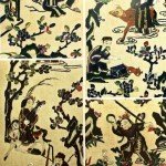 Qing-Dynasty Suzhou embroidered cuff edge with 12 Chinese zodiac signs patterns (partial)