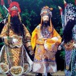 Marionettes Zhangfei, Liubei, Guanyu, 80 cm high, Zhangzhou, Fujian