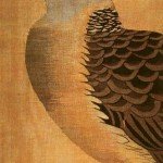 Kesi silk-weaving, scroll flower-and-bird painting by Shen Zifan (partial)
